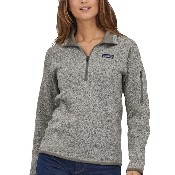 Patagonia Tops - Patagonia Better Sweater 1/4 - Zip Fleece in Birch White